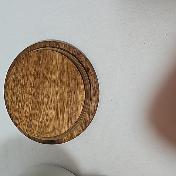 Hearth & Hand with magnolia stoneware wood coffee tea canister spoon counter - Picture 10 of 12